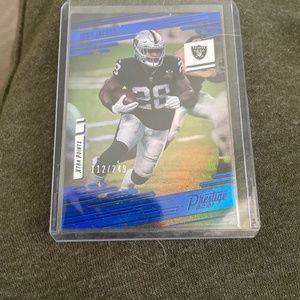 Josh Jacobs Football Card